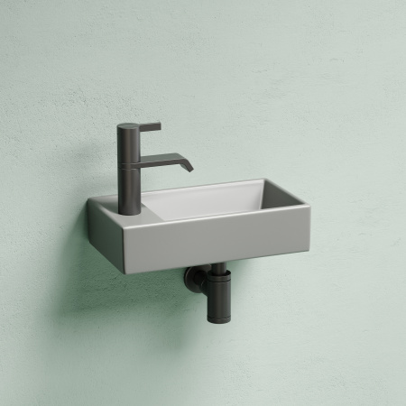 Раковина подвесная 40см Ceramica Nova Element CN6051RMH серый матовый