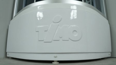 Душевая кабина Timo Standart T-1100 P 100x100x220 профиль хром матовый, стекло прозрачное