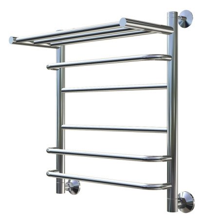 Полотенцесушитель водяной Тругор Идеал Комби серия 3 60х50 хром, с полкой