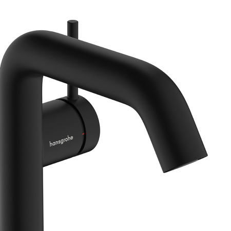 Смеситель для раковины Hansgrohe Tecturis S 73320670 черный матовый