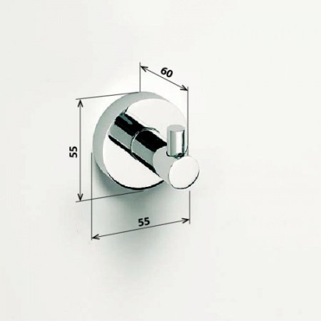 Крючок для полотенец Bemeta Omega 104106022 Хром