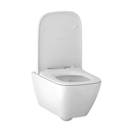 Унитаз с инсталляцией подвесной GEBERIT Smyle 500.153.37.1 клавиша смыва белый