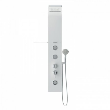 Душевая панель AM PM Joy W85P-2-136AW Белая матовая