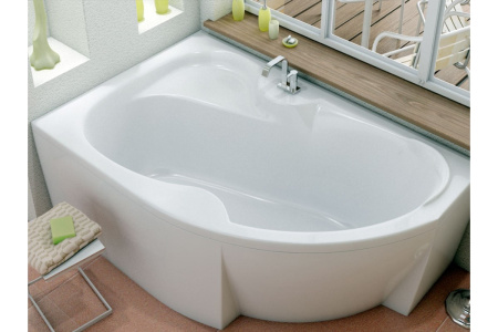 Ванна акриловая левосторонняя Vayer Azalia Гл000006726, 160x105