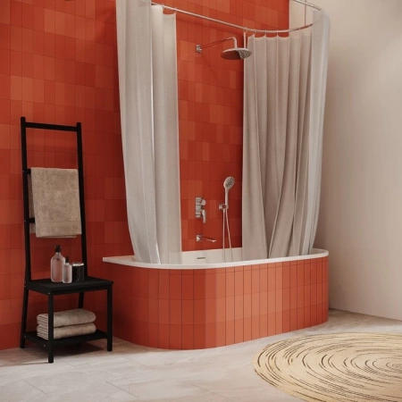 Встраиваемая душевая система с изливом Iddis Ray RAYSB03i68 хром