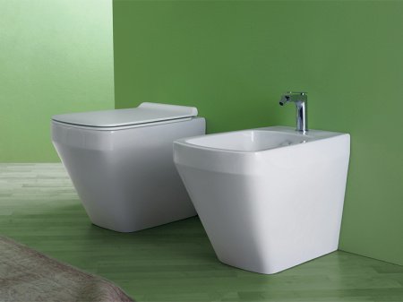 Унитаз приставной Simas Baden-Baden Rimless BB01 безободковый