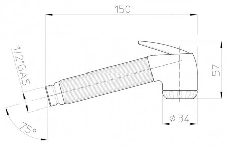 Гигиенический душ Bossini Nikita B00650.030 хром