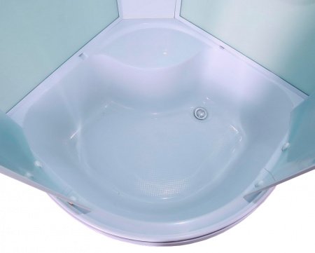 Душевая кабина Timo Eco TE-0790 P 90x90x215 профиль белый, стекло рифленое