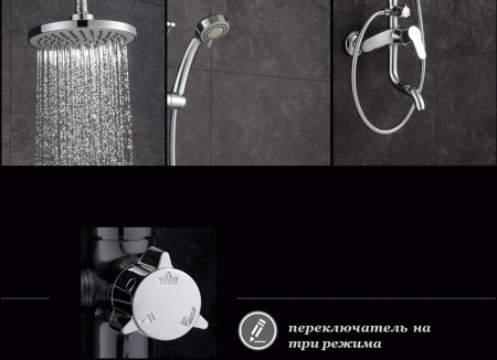 Душевая стойка DQ Rhein.Marx DA1393701B07 хром