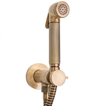 Гигиенический душ со смесителем Bossini Nikita E37008B.022 бронза