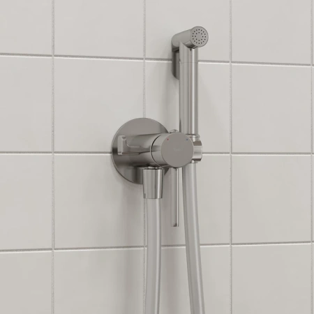 Гигиенический душ со смесителем IDDIS 005BCR0i08 матовый хром