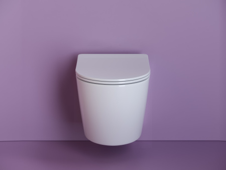 Унитаз подвесной безободковый Ceramica Nova Uno CN11001 белый