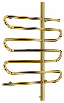 Полотенцесушитель электрический Сунержа Эпатаж 80х60 золото, подключение правое