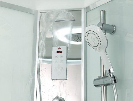Душевая кабина Timo Comfort T-8880 F 80x80x220 профиль хром глянцевый, стекло матовое