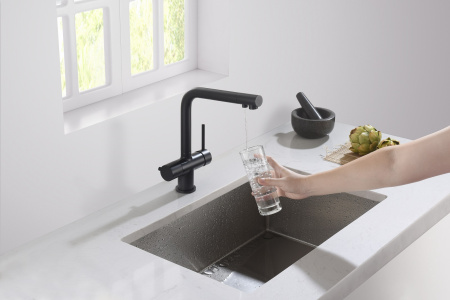 Смеситель для кухни Timo Saona 2396/03F черный матовый