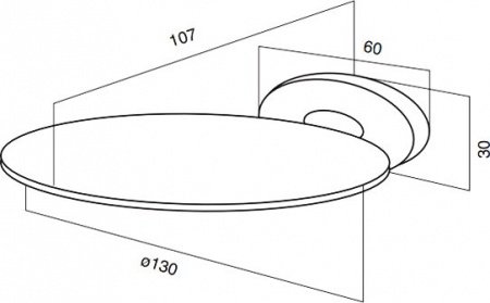 Мыльница AM PM Awe A1534200 Хром