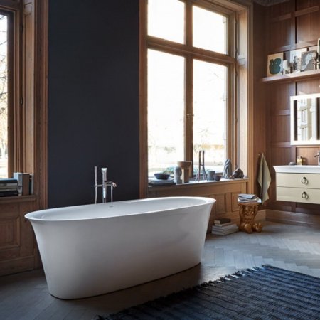 Ванна акриловая отдельностоящая Duravit White Tulip 180x90 700469 белый