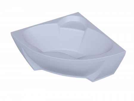 Акриловая ванна Aquatek Поларис-2 156x156 см пустая с фр.экр. вклеенный каркас