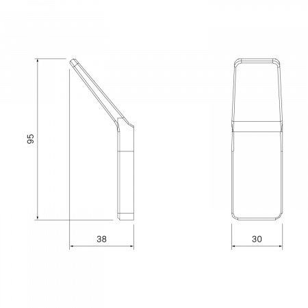 Крючок IDDIS Slide SLIWT10i41 белый матовый