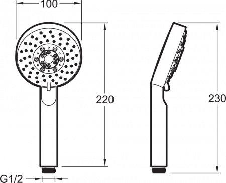 Душевая стойка Jacob Delafon Brive E24329-CP