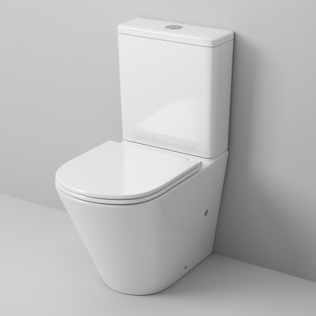 Напольный унитаз-компакт Grossman GR-4450S белый, с сиденьем микролифт