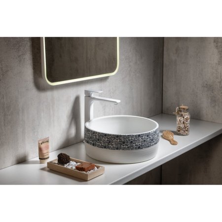 Раковина накладная 40,5см SAPHO PRIORI PI027 белый