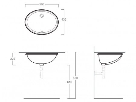 Раковина Simas Top Lavabi S 53 Белая