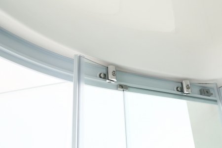 Душевая кабина Black&White G8501 100x100x215 профиль белый, стекло прозрачное