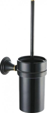 Ершик для унитаза Fixsen Luksor FX-71613B Черный Золото