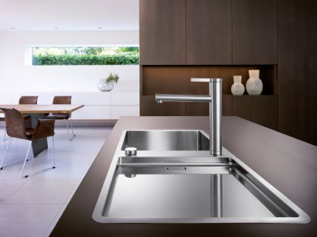 Смеситель для кухни Blanco Linee 517595 нержавеющая сталь