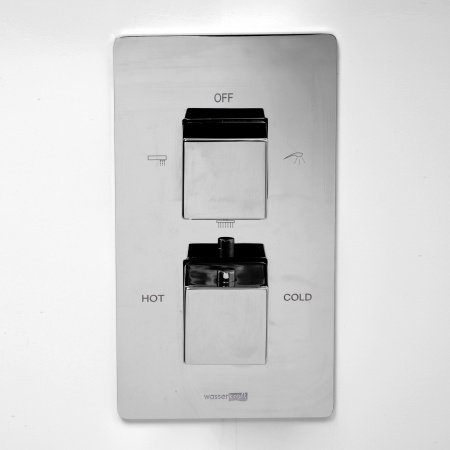 Термостат для душа WasserKraft Alme 1544 Thermo хром