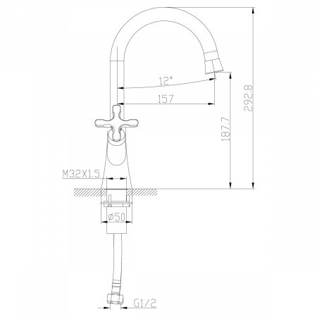 Смеситель для раковины Lemark Duetto LM5706C хром