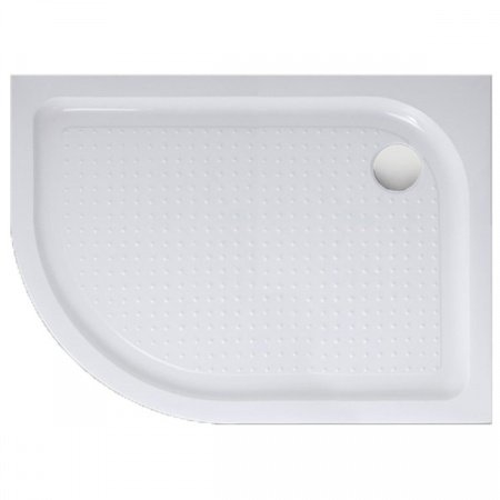 Акриловый поддон для душа BelBagno Tray 100x80x15 Белый L с антискользящим покрытием