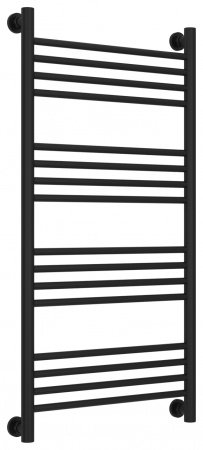Полотенцесушитель водяной Сунержа Богема+ 100х50 перемычка прямая, черный матовый
