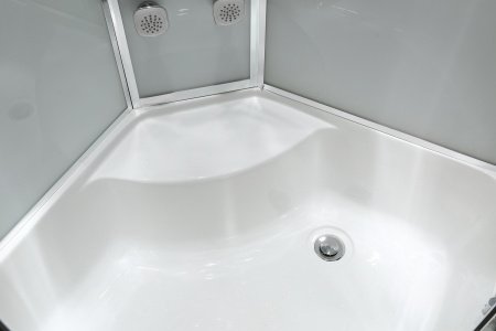 Душевая кабина Black&White G5503 100x100x220 профиль хром глянцевый, стекло прозрачное