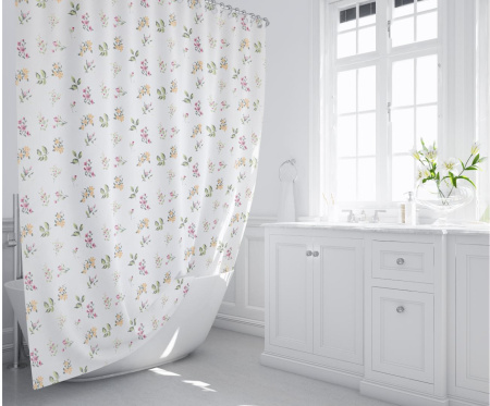 Штора для ванной Fixsen Flora, FX-1507