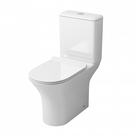 Напольный унитаз-компакт Grossman GR-4443S белый, с сиденьем микролифт