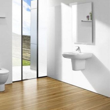 Раковина подвесная 55см Roca Meridian 327243000 белый