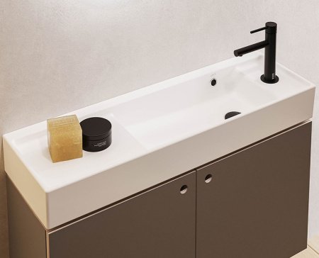 Смеситель для раковины Vitra Origin A4255636 черный матовый