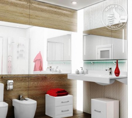 Зеркало Акватон Отель 120 1A101402OT010 Хром