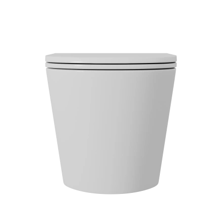 Унитаз подвесной D&K Venice DT1026516 белый, с сиденьем микролифт