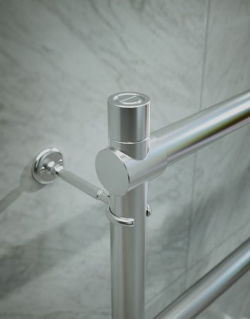 Полотенцесушитель водяной Margaroli Sole 442-4 4424704CRN 720х535 хром