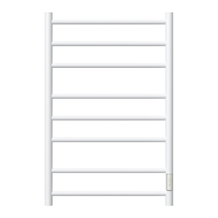 Полотенцесушитель электрический Point PN10858W П8 500x800 диммер справа, белый матовый