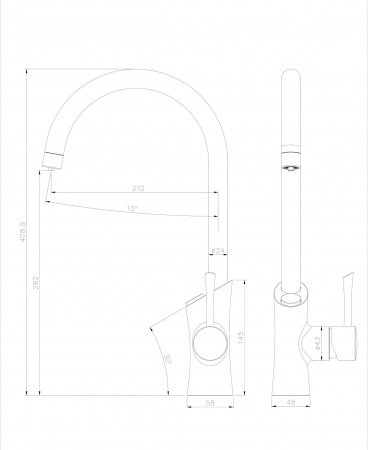 Смеситель для кухни Lemark Comfort LM3072C хром
