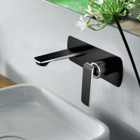 Смеситель для раковины Haiba HB80548-7, черный