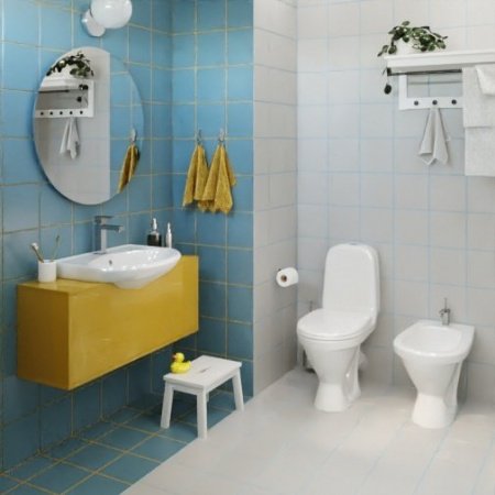 Унитаз-компакт Sanita Самарский эконом SMRSACC01090111 с бачком и стандартным сиденьем