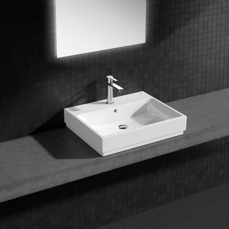 Раковина накладная 60см Grohe Cube Ceramic 3947700H белый
