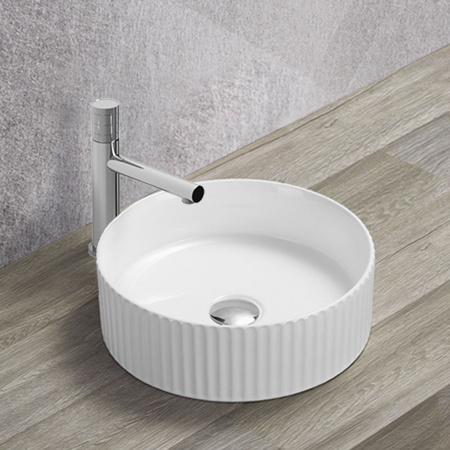 Раковина накладная 36см Vincea VBS-501 белый