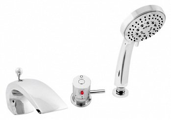 Смеситель на борт ванны Rav Slezak Dunaj Termostat DT272.5S хром