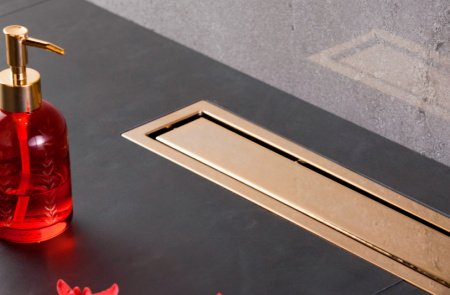 Душевой лоток Pestan Confluo Premium Gold Line 550